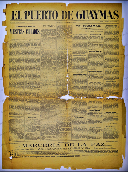 Imagen: El Puerto de Guaymas