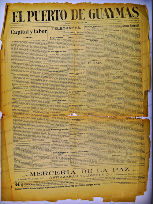 Imagen: El Puerto de Guaymas