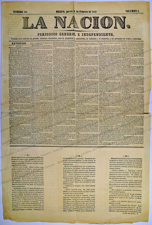 Ejemplar de La Nación