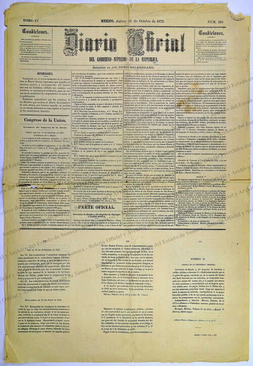 Ejemplar de La República