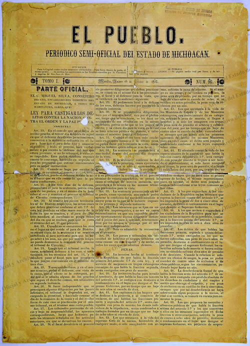 Ejemplar de El Pueblo