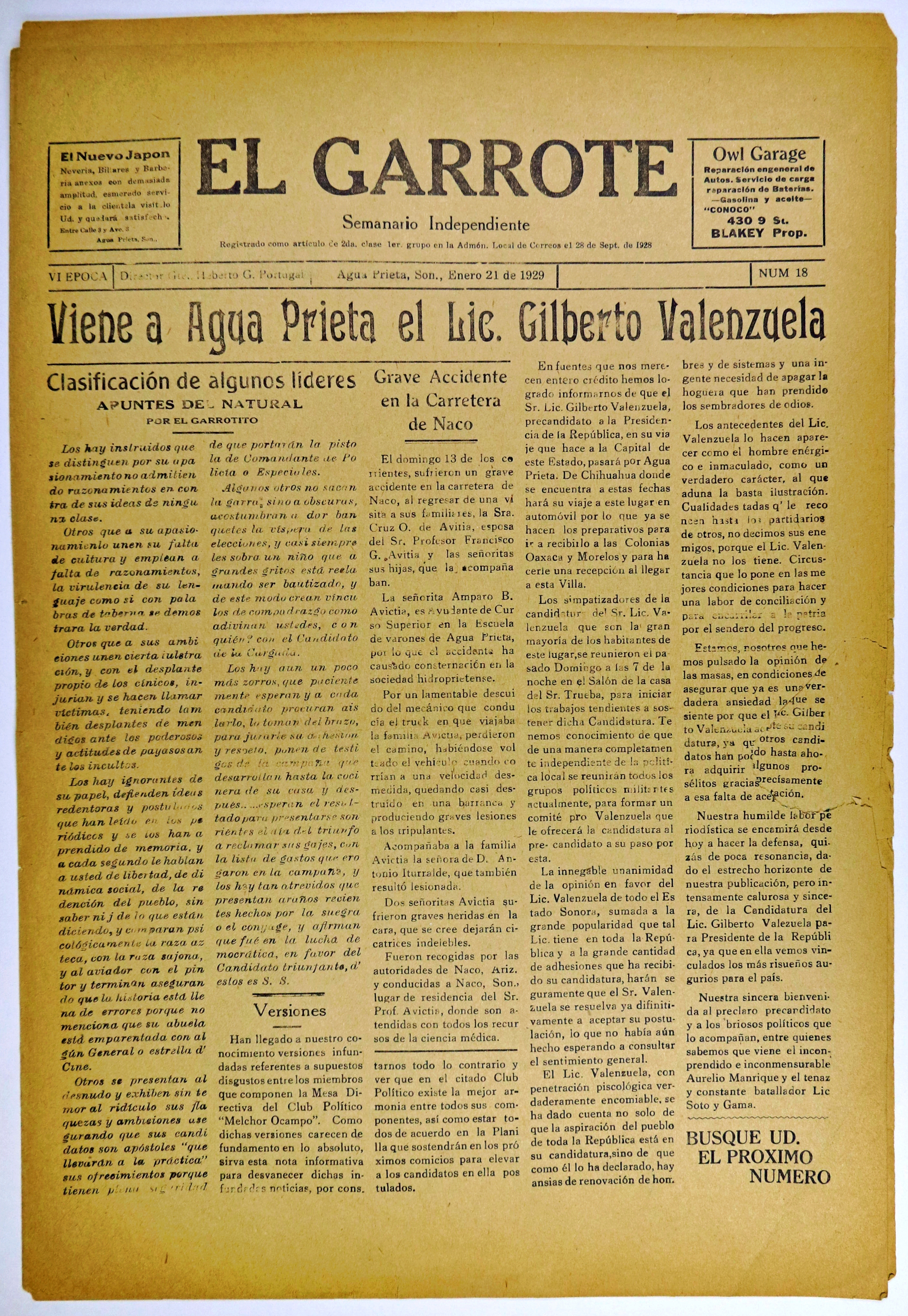Imagen: El Garrote