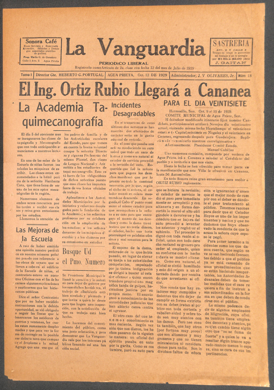 Imagen: La Vanguarida