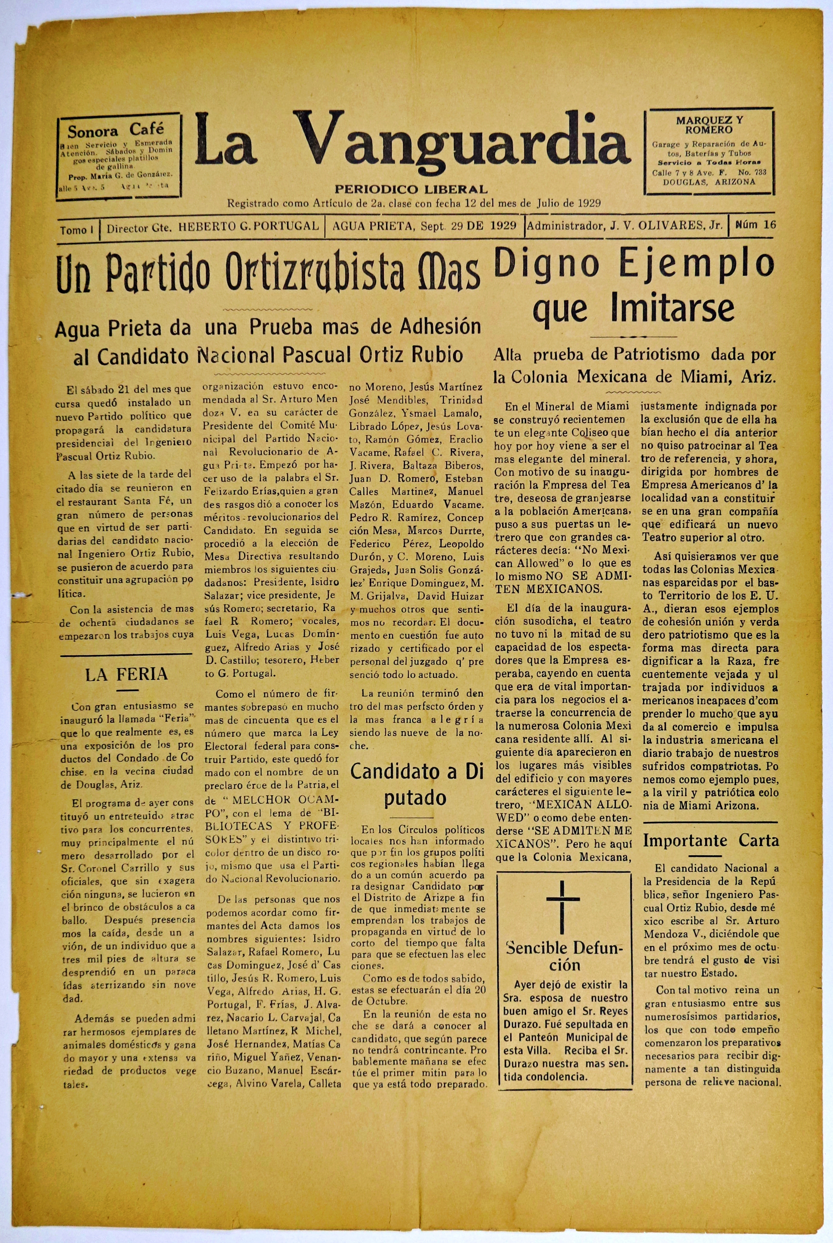 Imagen: La Vanguarida