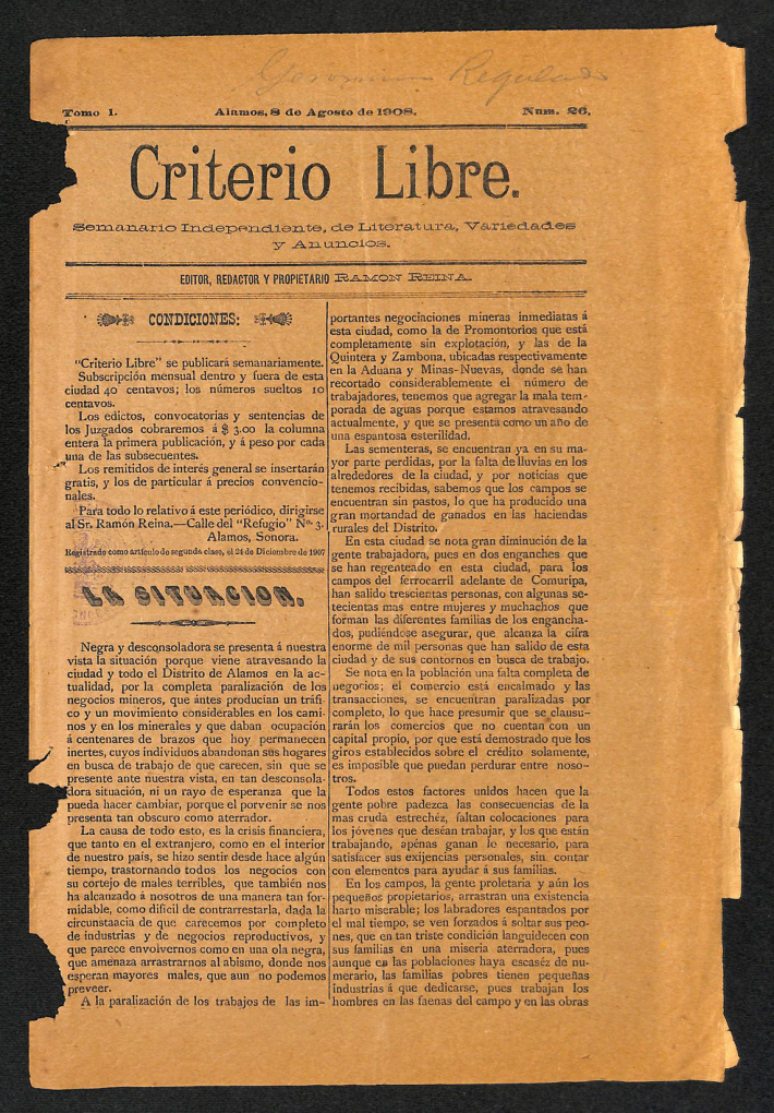 Imagen: Criterio Libre