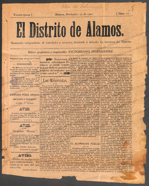 Imagen: El Distrito de Álamos