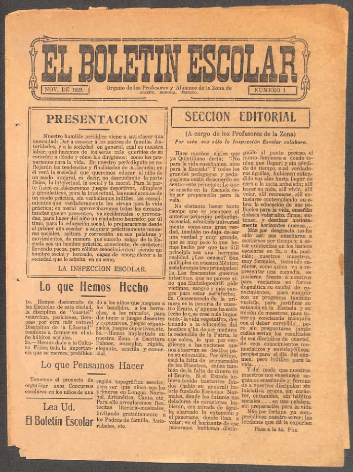 Imagen: El Boletín Escolar