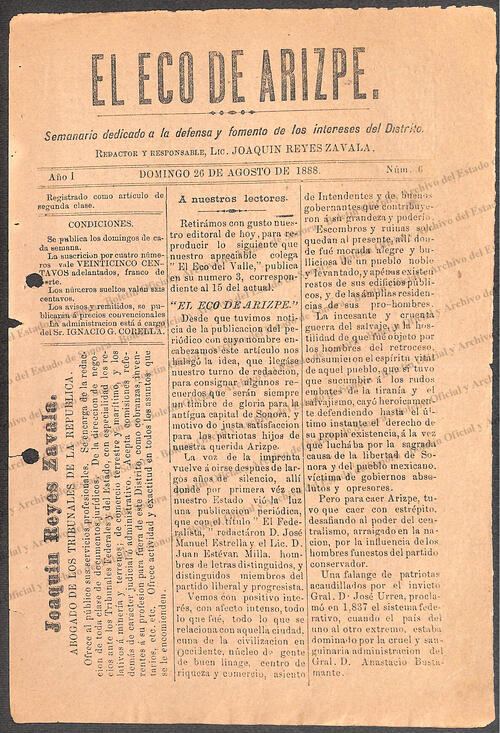 Imagen: El Eco de Arizpe