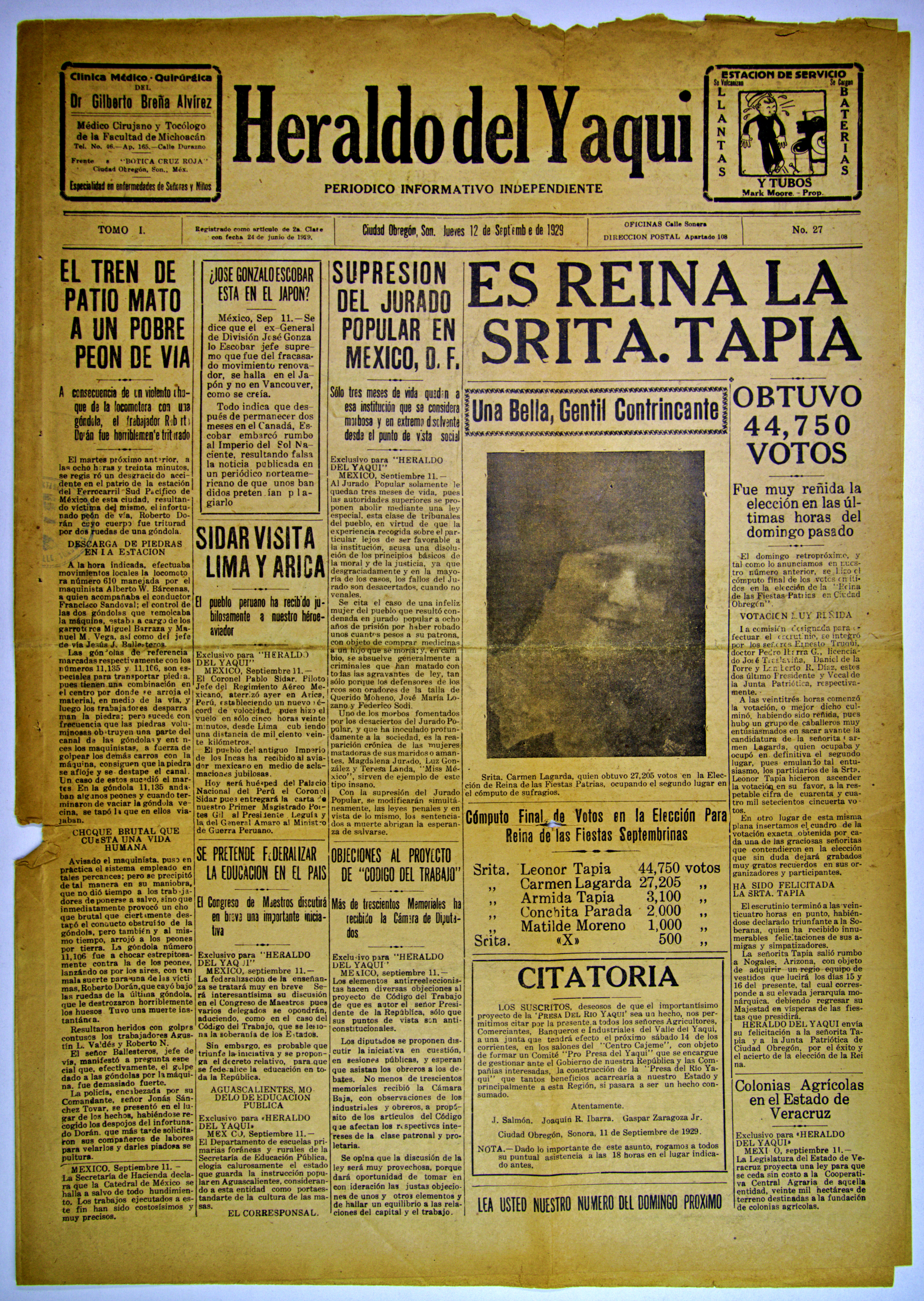 Imagen: El Heraldo del Yaqui