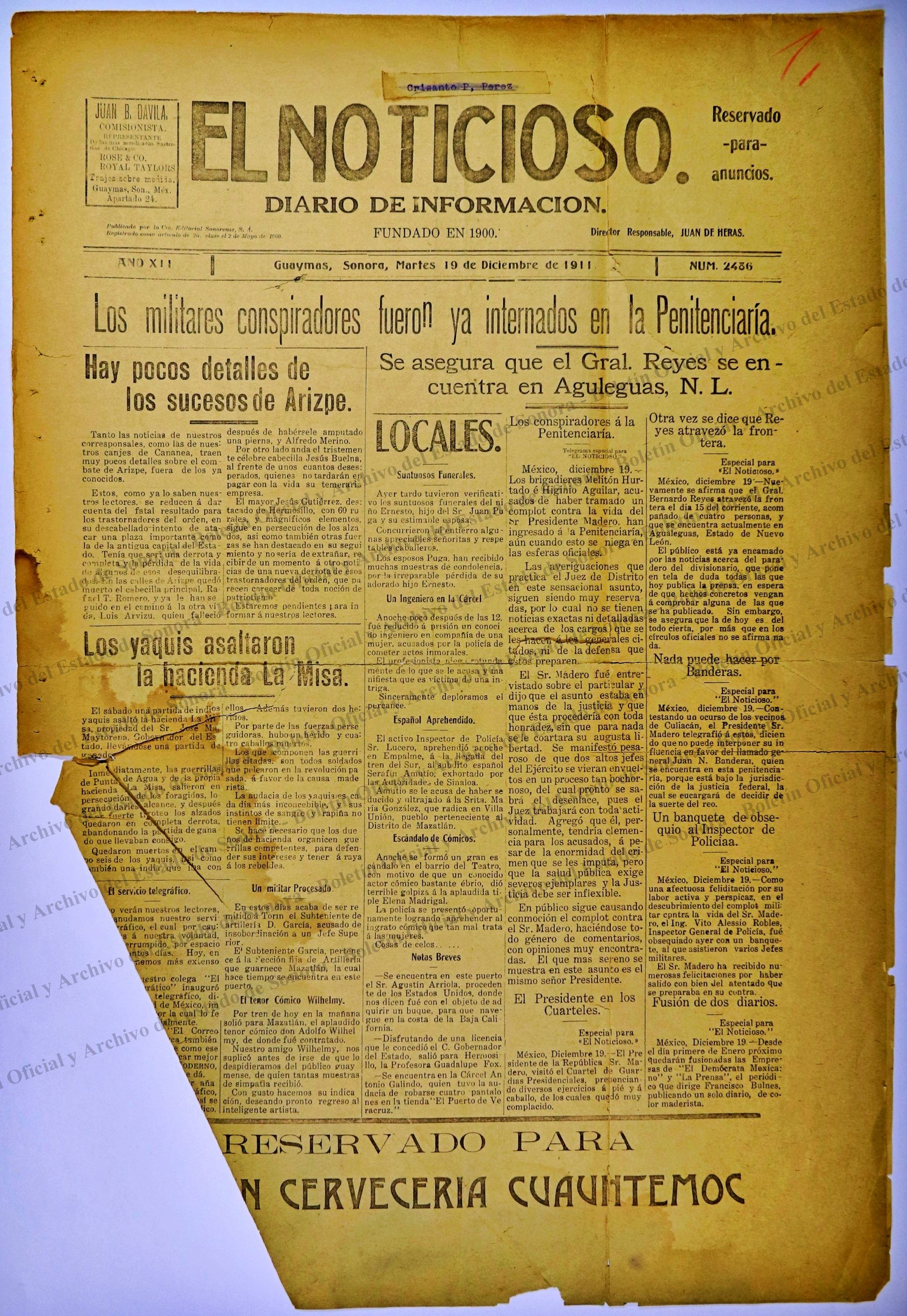 Imagen: El Noticioso