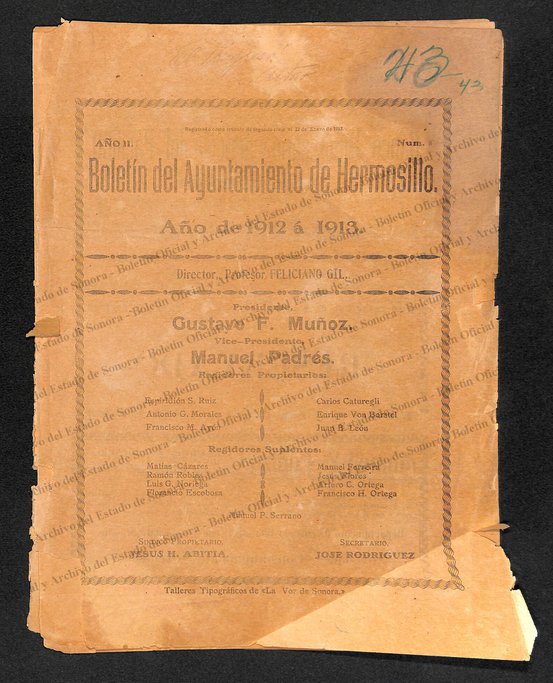 Imagen: Boletin del Ayuntamiento de Hermosillo