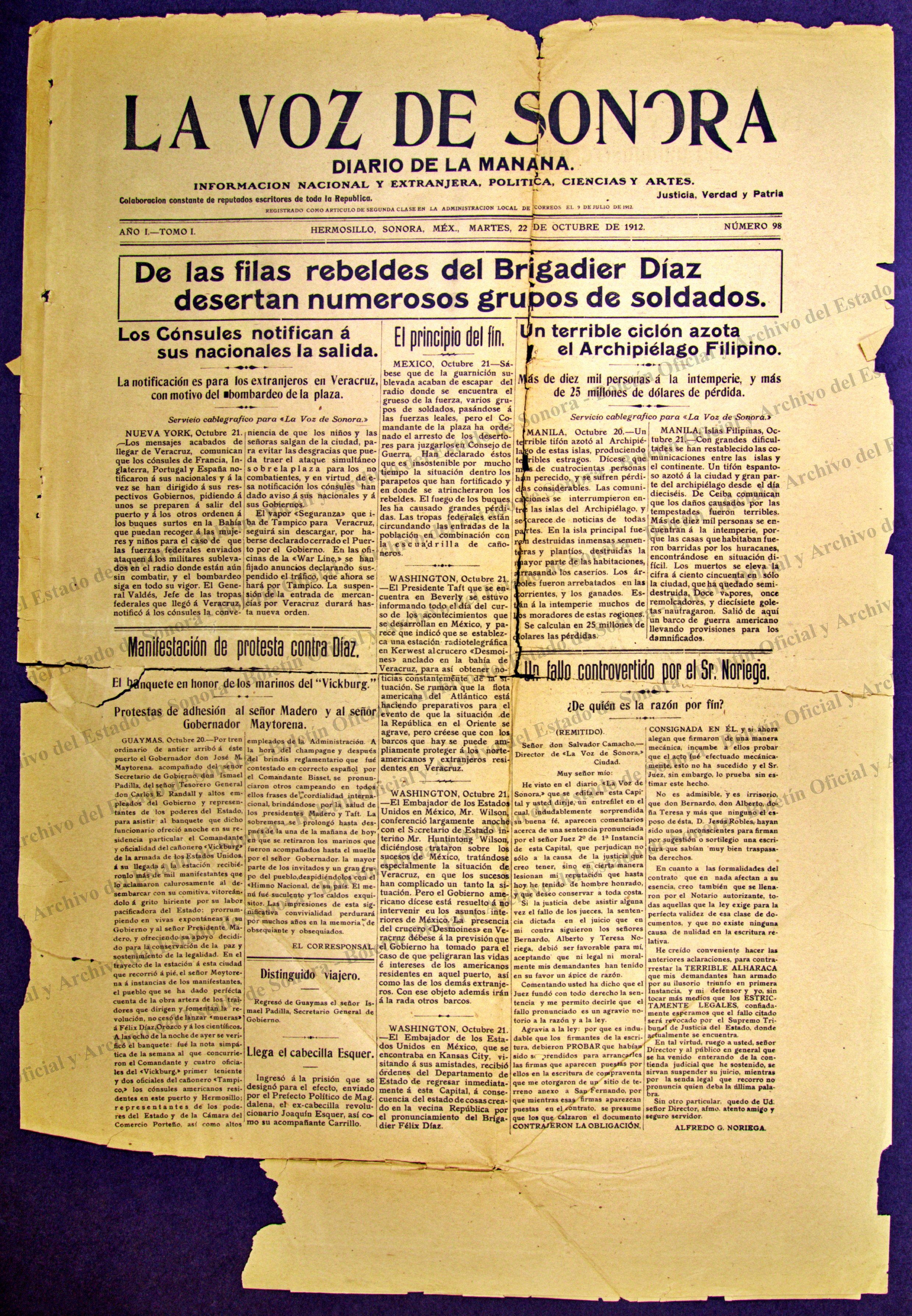 Imagen: La Voz de Sonora