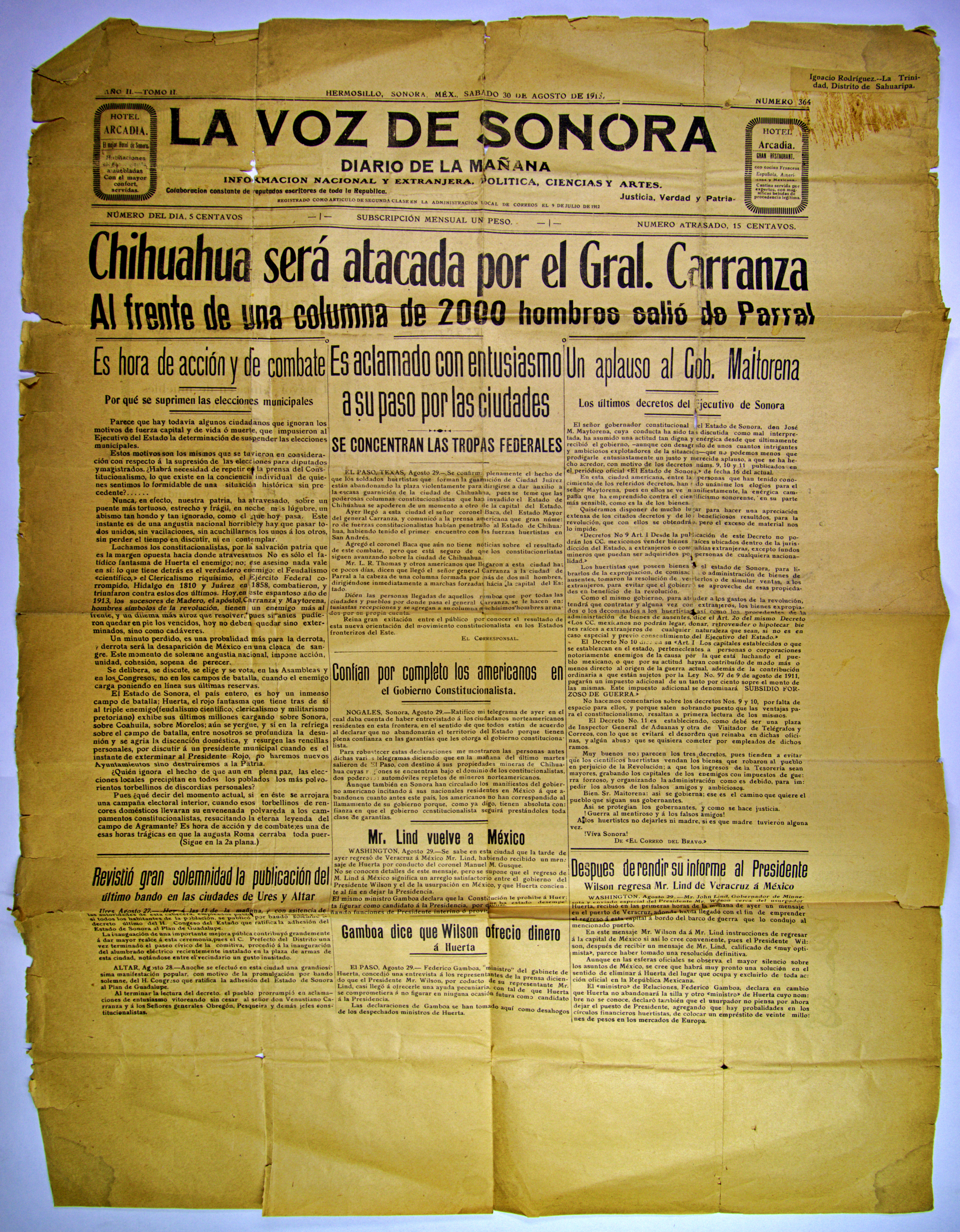 Imagen: La Voz de Sonora