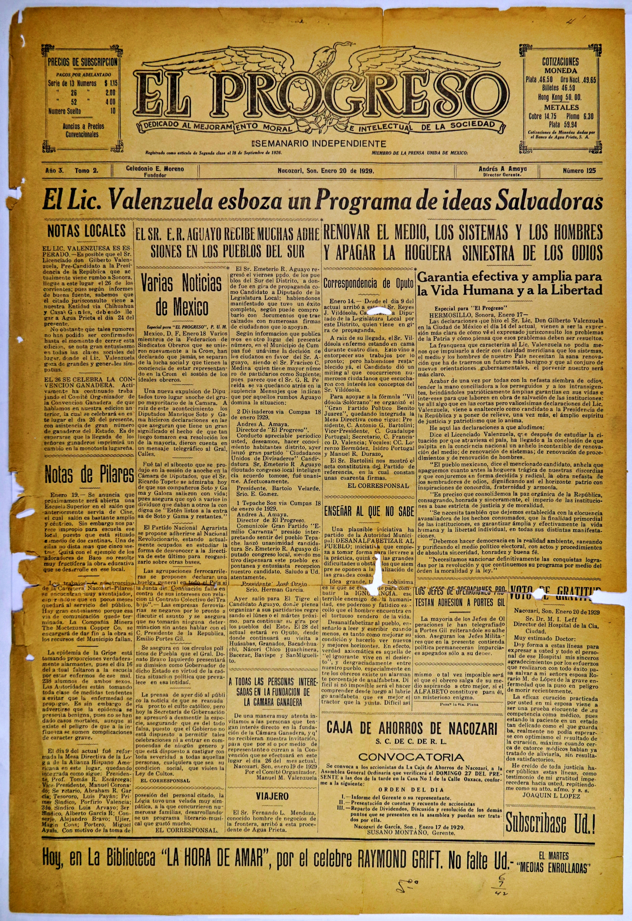 Imagen: El Progreso
