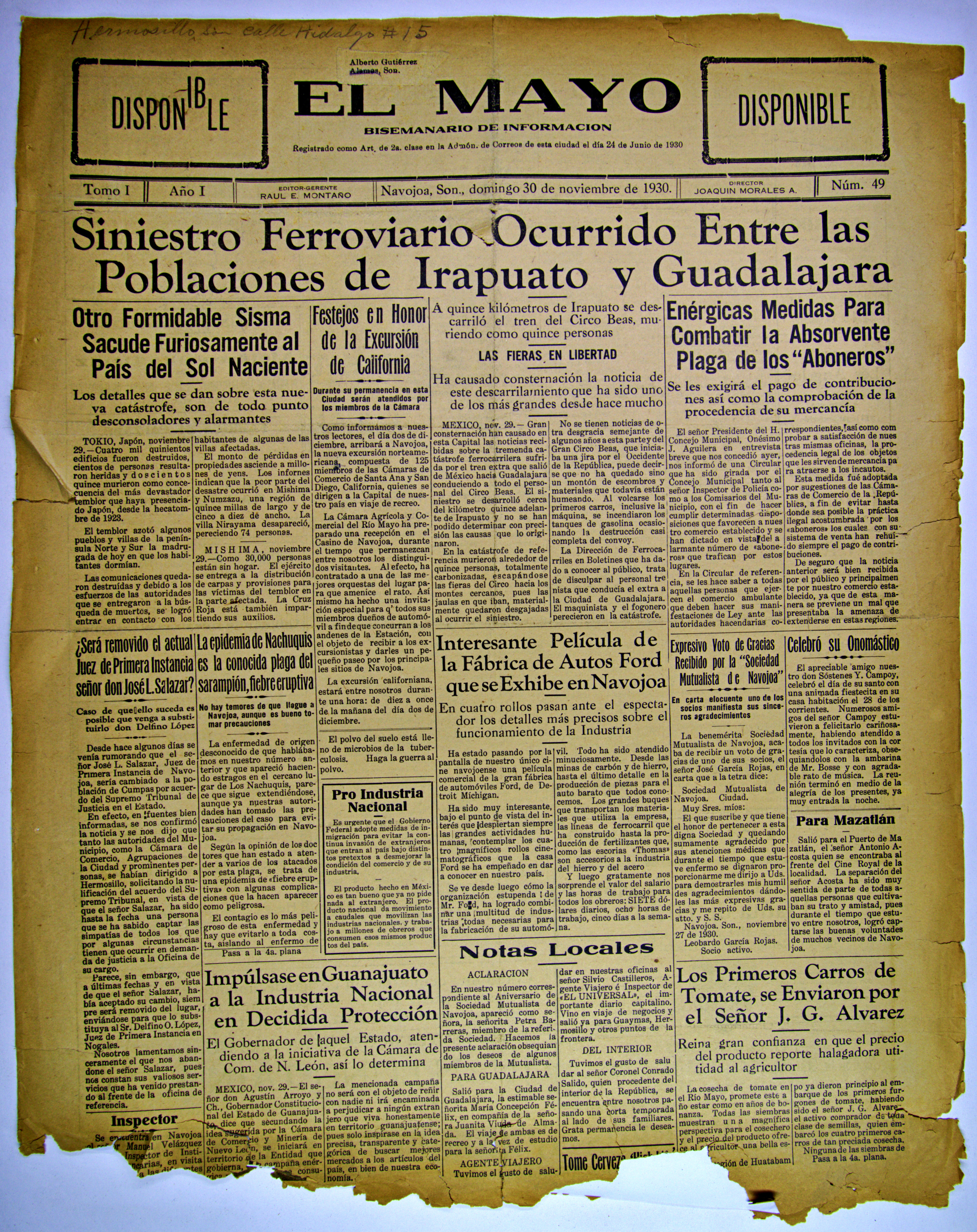 Imagen: El Mayo