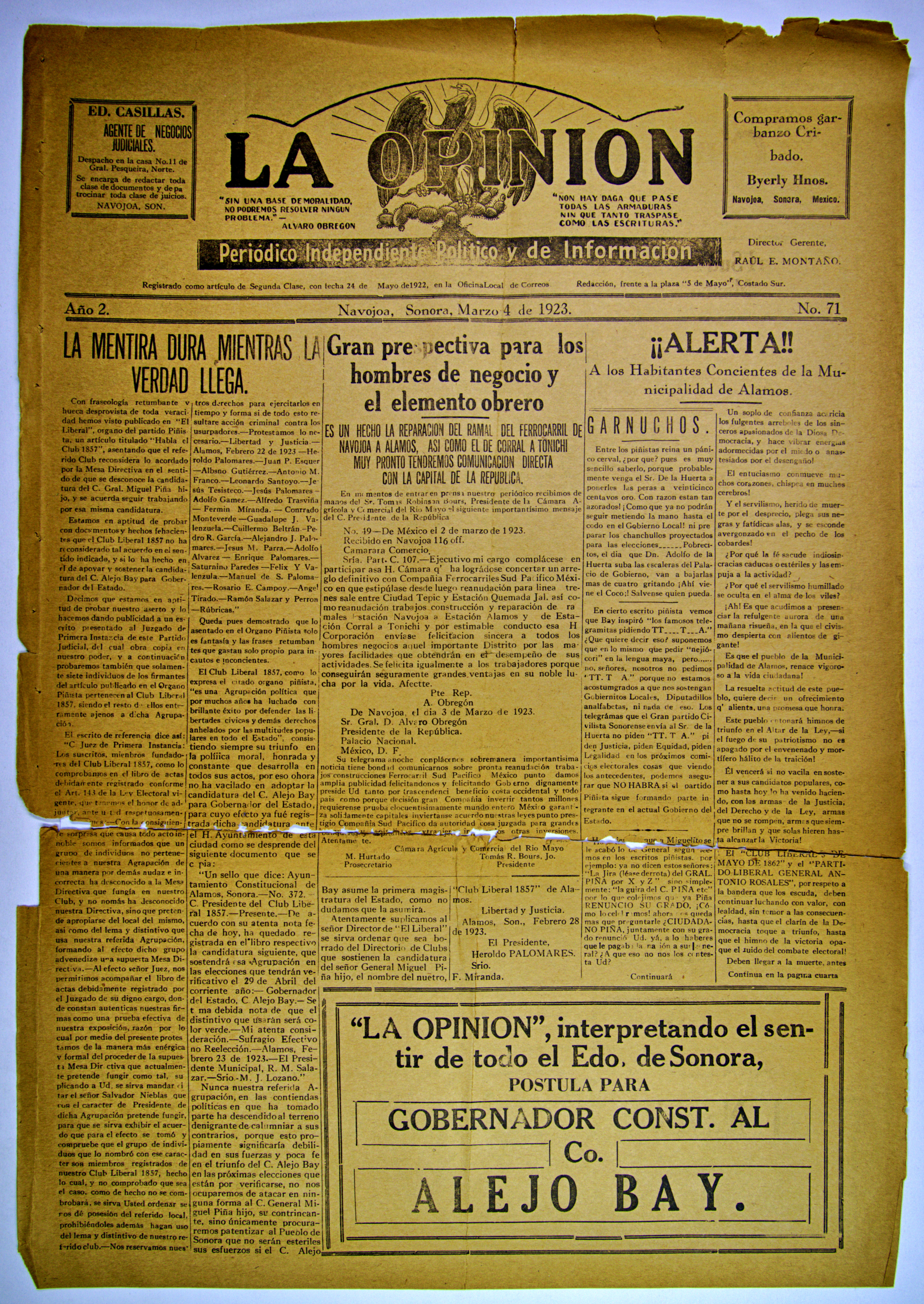 Imagen: La Opinión