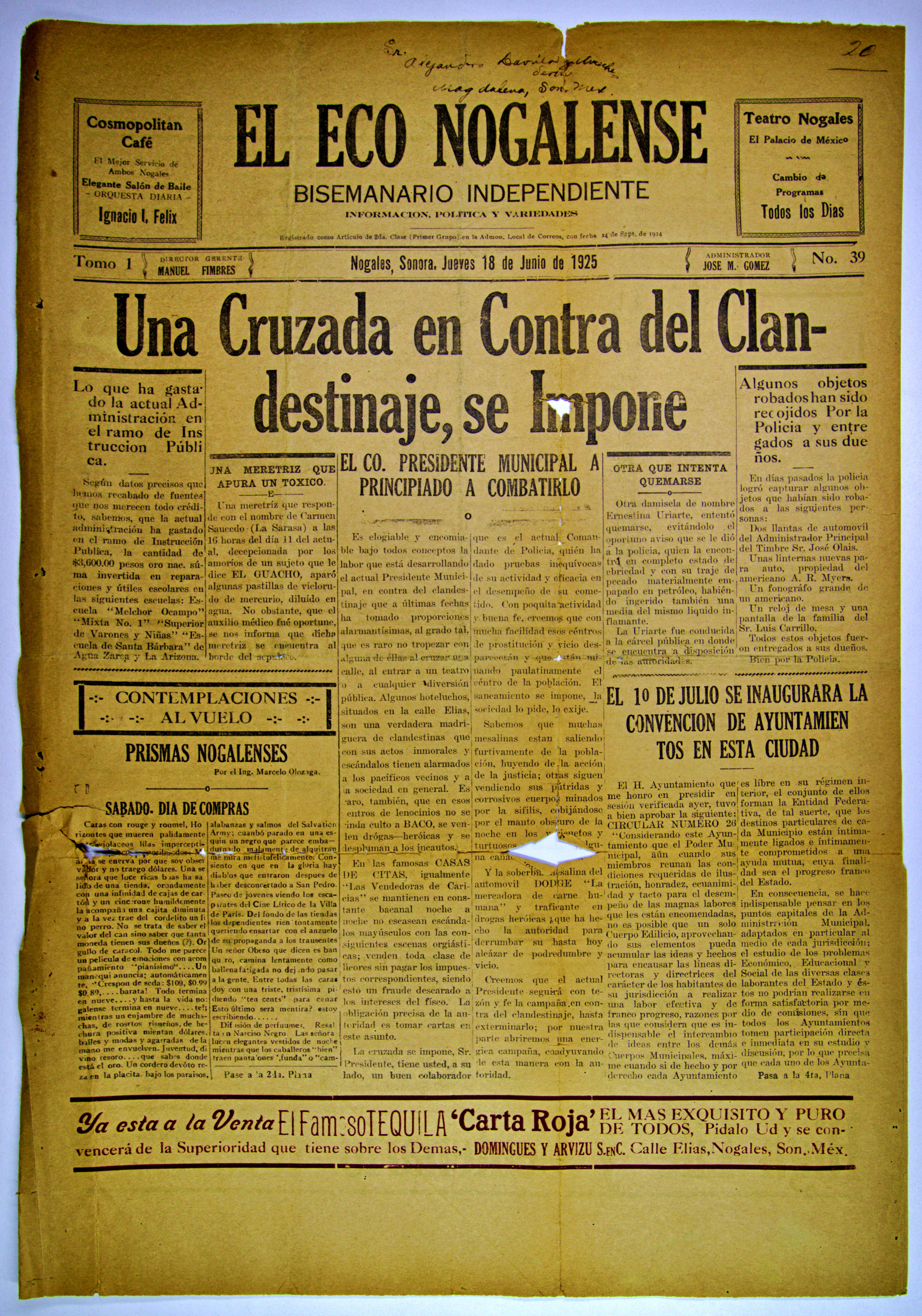 Imagen: El Eco de Nogales