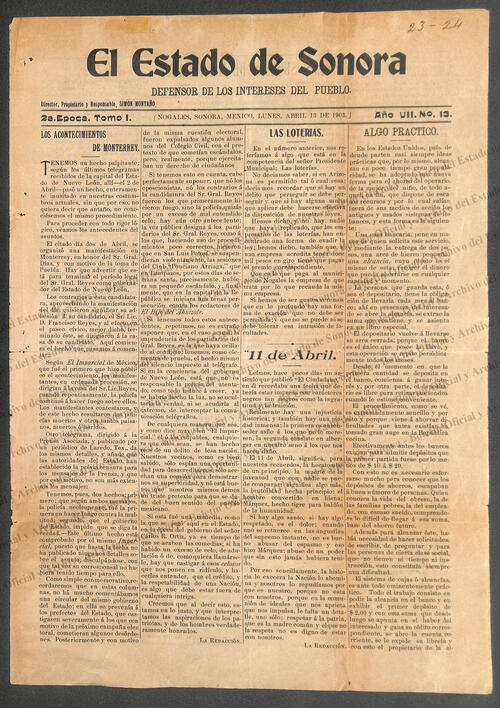 Imagen: El Estado de Sonora