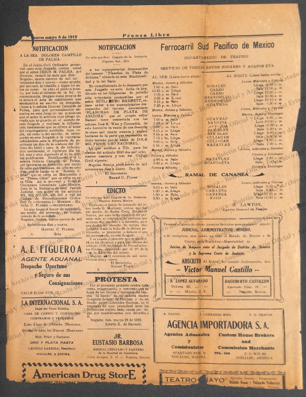 Ejemplar de Prensa Libre