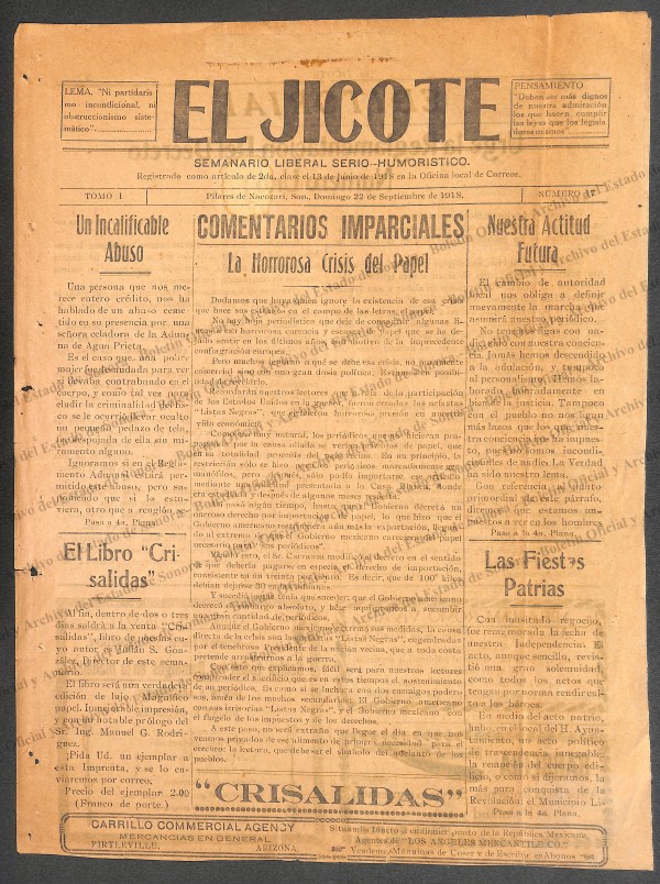 Ejemplar de El Jicote